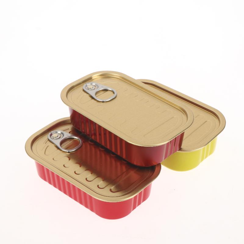 Food Storage Metal Box - 2 Buah Kotak Kaleng Mini Kosong