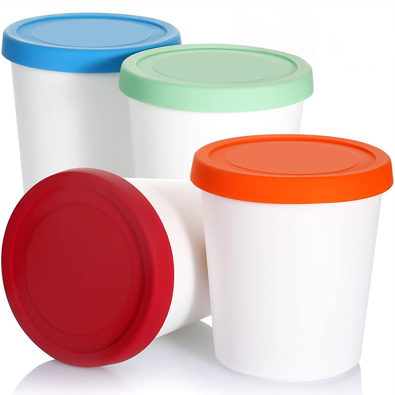 Food Storage Quart Containers - 4 Buah Wadah Makanan, Bak Penyimpanan