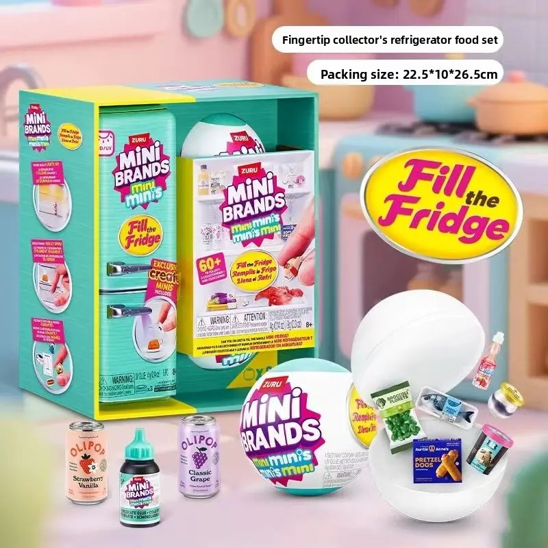 Food Storage Kits - Mini Brands Fill The Fridge Blind