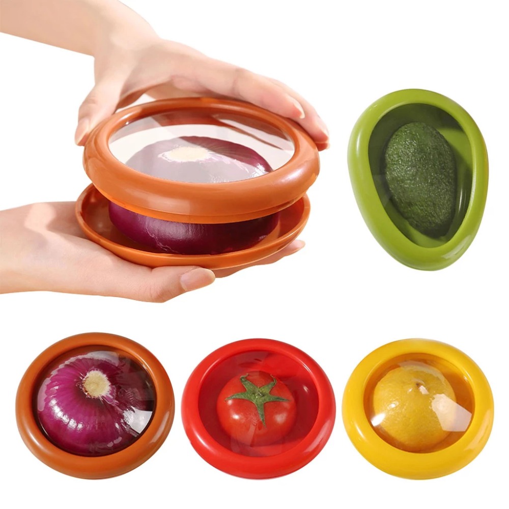 Food Storage Plastic Boxes - Kotak Penyimpanan Makanan Transparan untuk Alpukat,