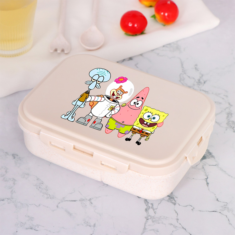 Food Storage Equipment - Kotak Makan Siang SpongeBob SquarePants Baru