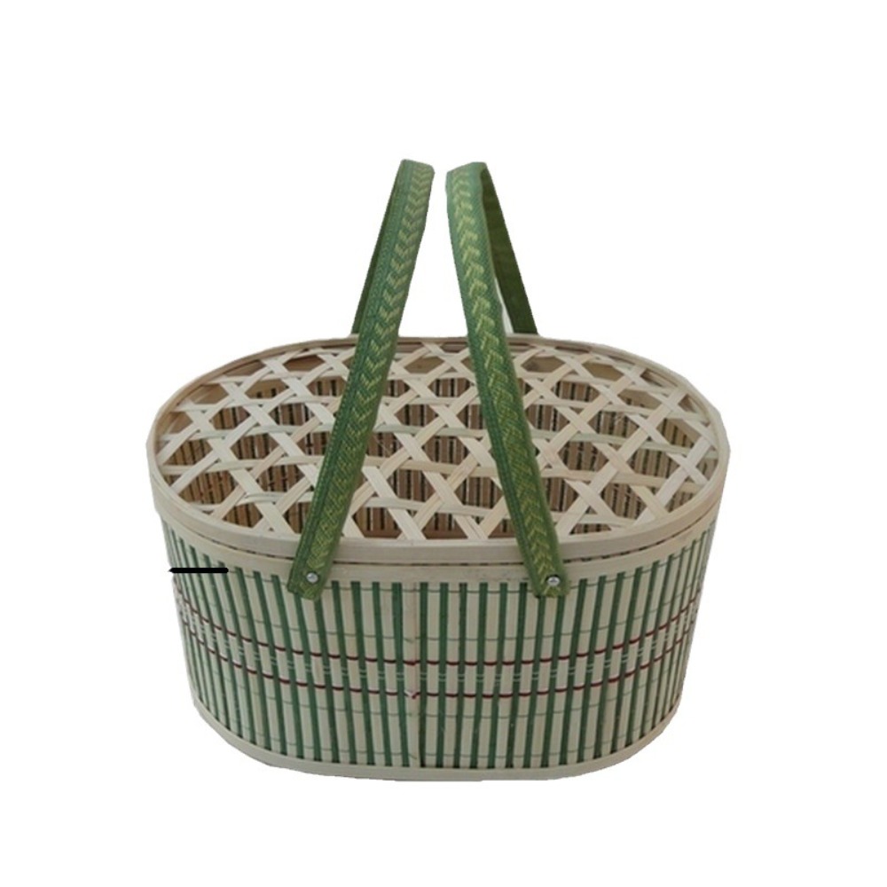 Bread Box Bamboo - Kotak Kemasan Festival Keranjang Bambu Antik