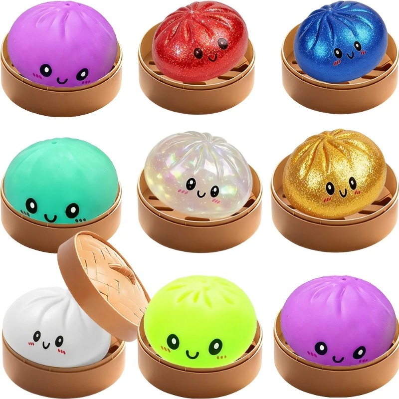 Bread Box Bamboo - Simulasi Pangsit Squishy Rebound Bola Pijat