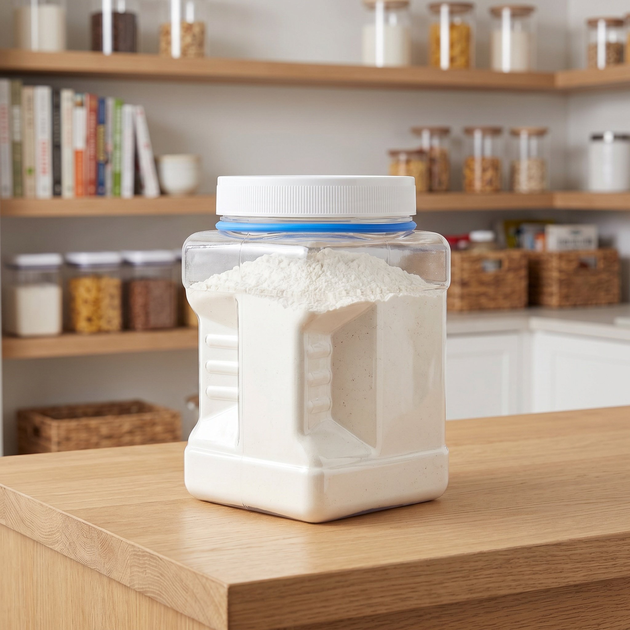 Food Storage Square Containers - 6 Buah Stoples Penyimpanan Kedap Udara