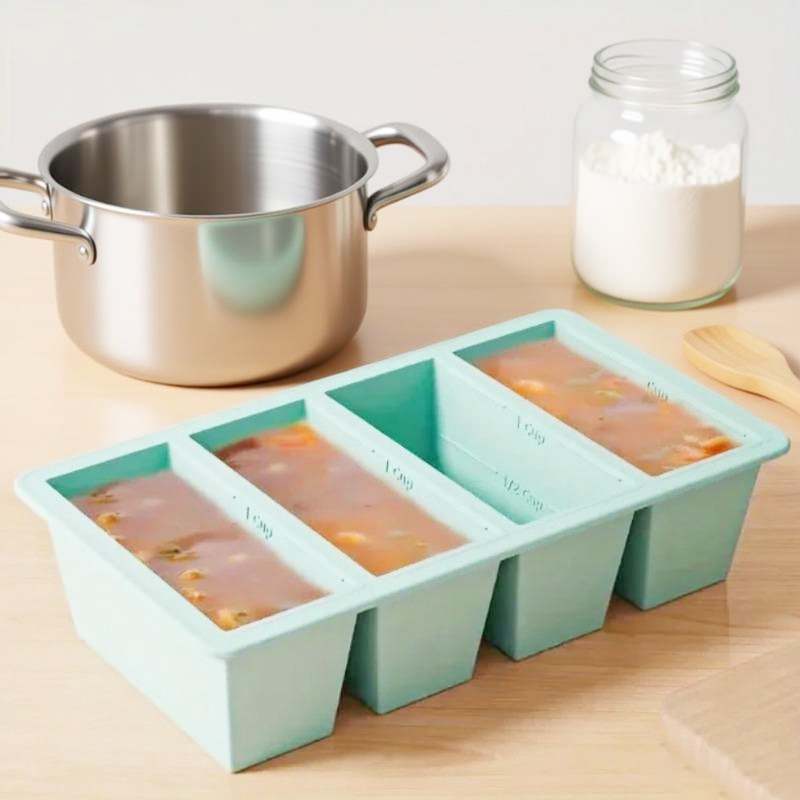 Food Storage Frozen - 1 Buah Baki Freezer Silikon dengan