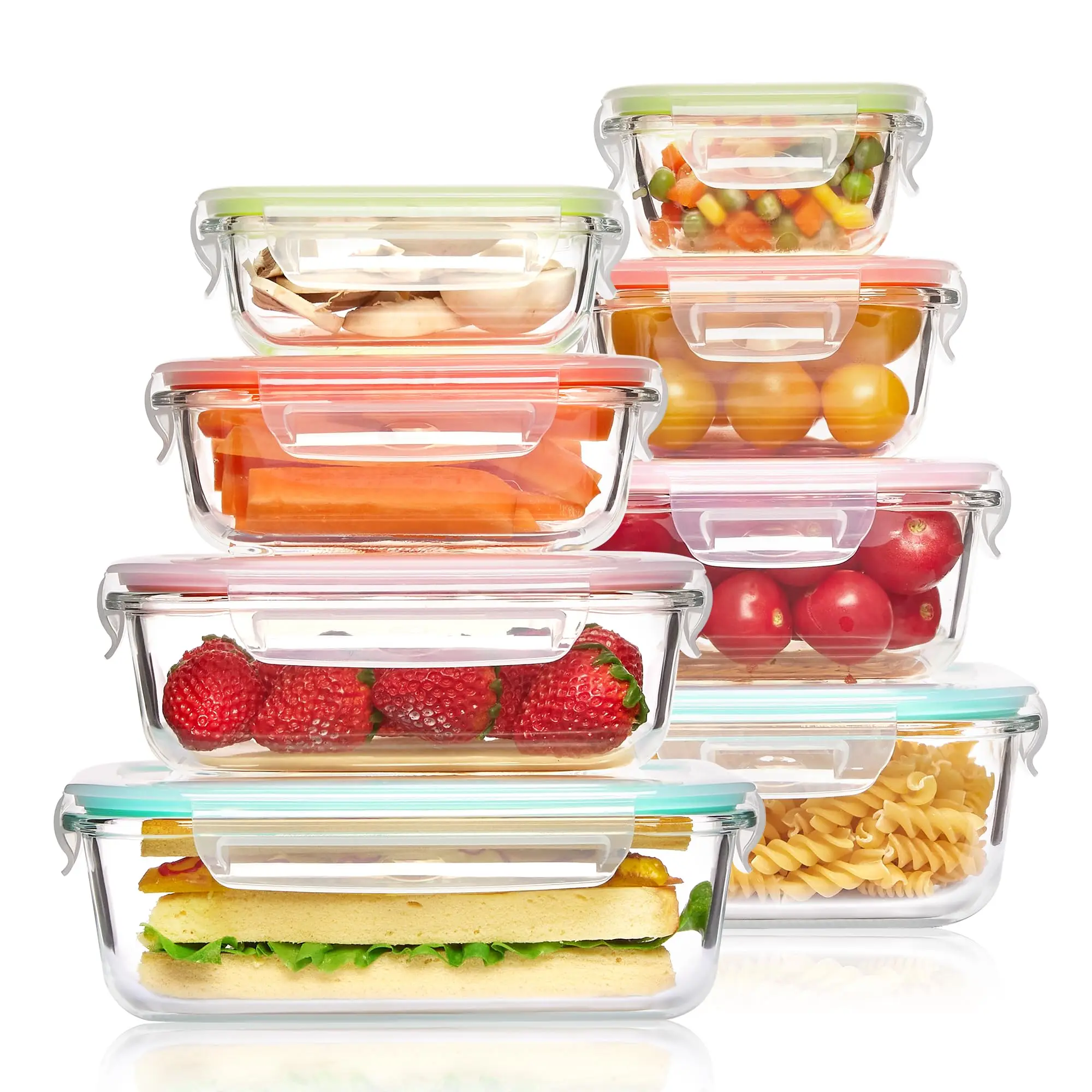 Food Storage Glass Box - Wadah Penyimpanan Makanan Kotak Makan Siang