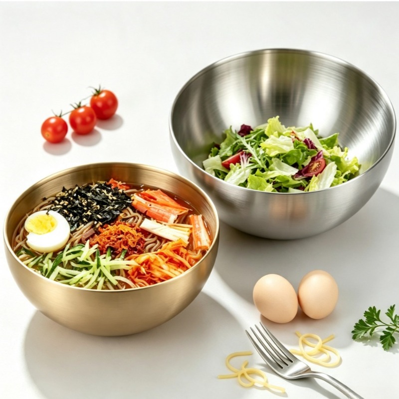 Food Storage In Stainless Steel - Mangkuk Pencampur Stainless Steel, Mangkuk Sajian