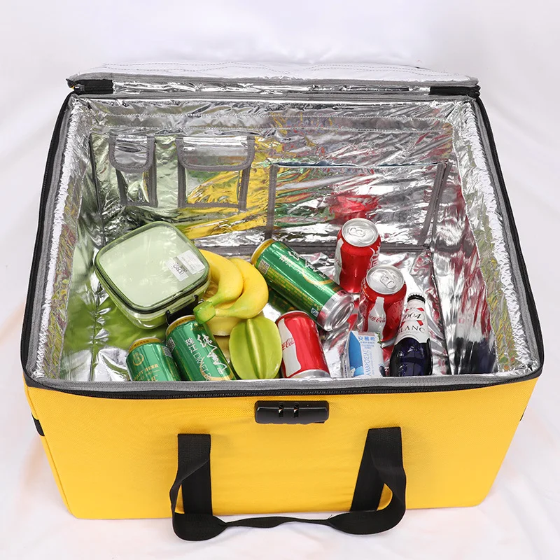 Food Storage Hot - Tas Pengantar Pizza Besar Portabel 80L,