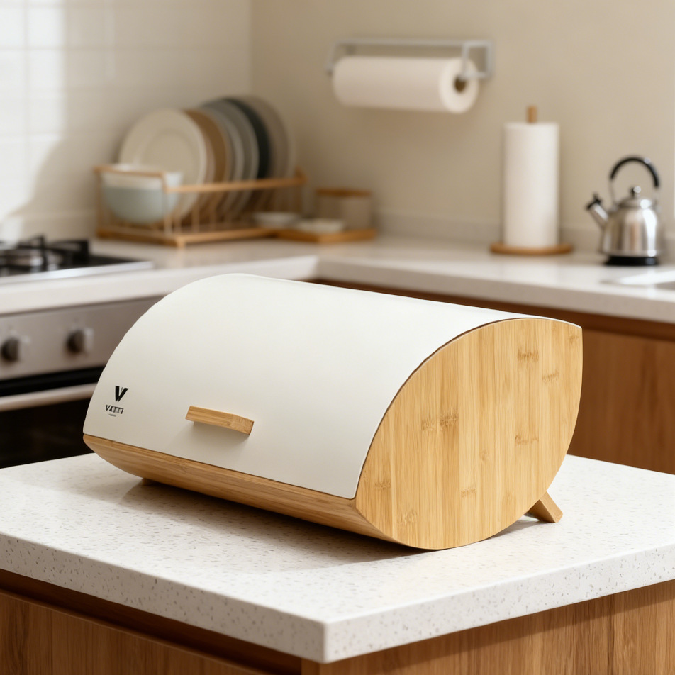 Kotak Roti Berlapis Bambu, Kot - Bread Box Bamboo ulasan dan harga