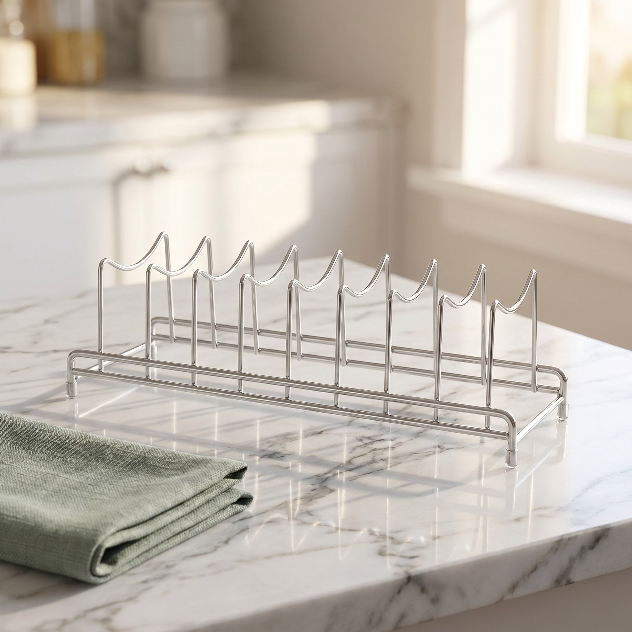 Rak Penyimpanan Tutup Panci Da - Food Storage In Stainless Steel ulasan dan harga