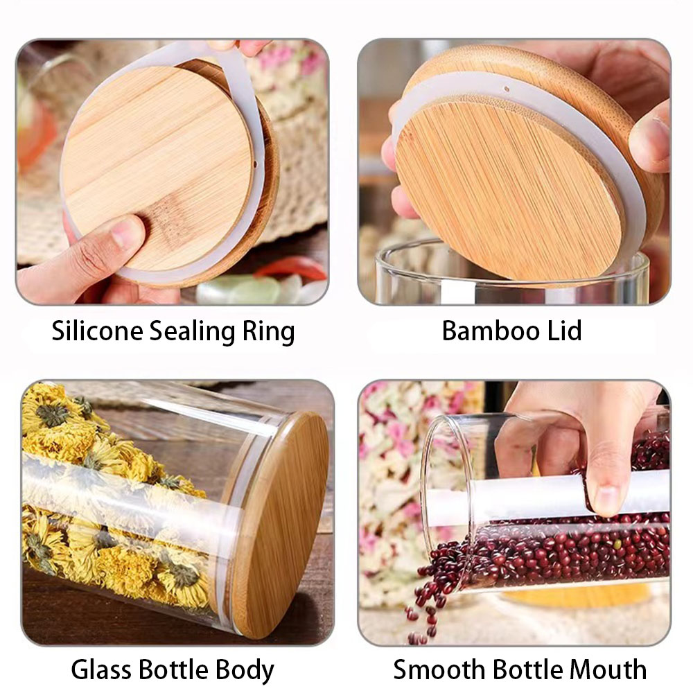 4/8 Buah 250Ml 500Ml 1000Ml To - Food Storage Glass Box ulasan dan harga