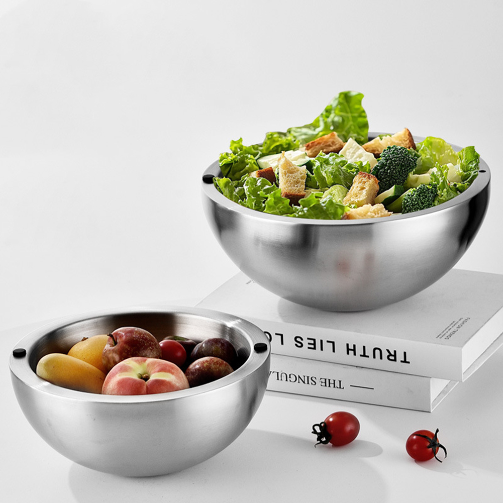304 Thickened Salad Mixing Bow - Food Storage Hot ulasan dan harga
