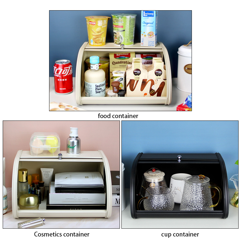 Kotak roti logam, kotak roti h - Bread Box Bamboo ulasan dan harga