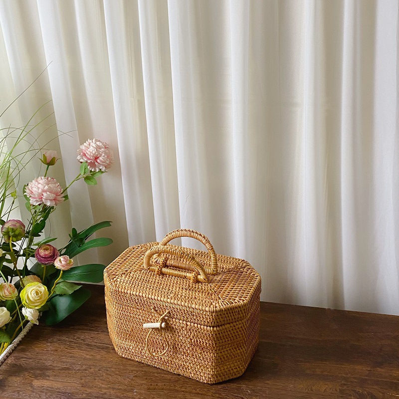 Kotak Penyimpanan Rotan Tenun  - Bread Box Bamboo ulasan dan harga