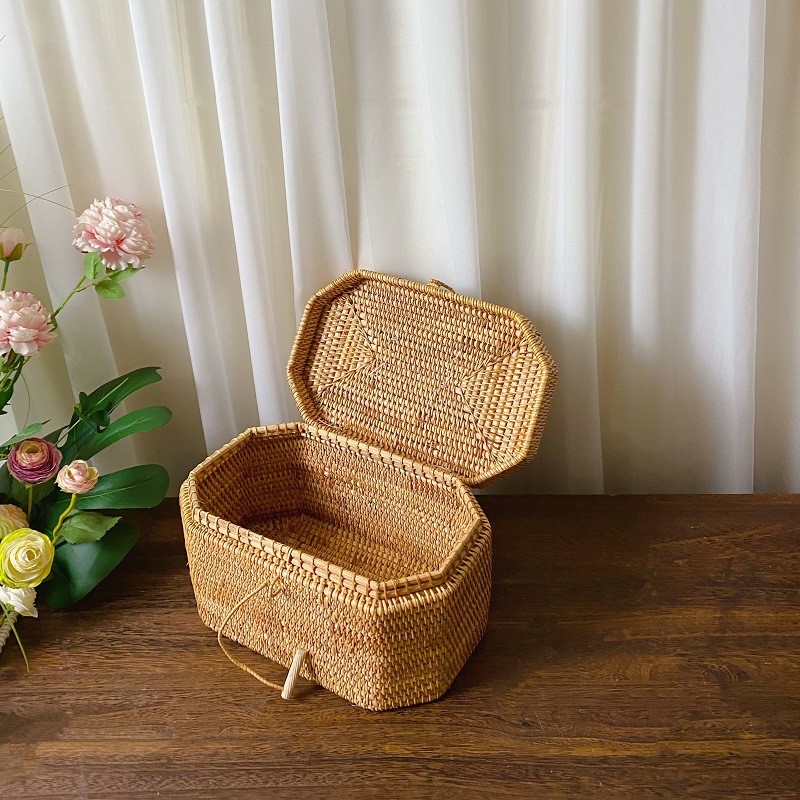 Kotak Penyimpanan Rotan Tenun  - Bread Box Bamboo ulasan dan harga