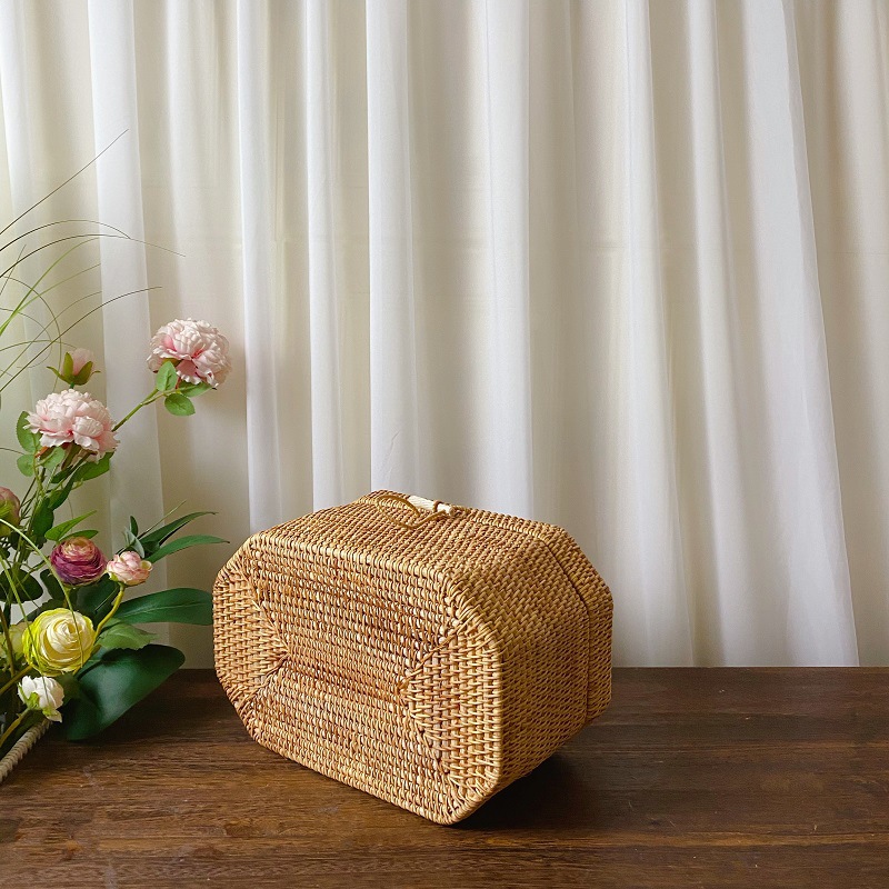 Kotak Penyimpanan Rotan Tenun  - Bread Box Bamboo ulasan dan harga