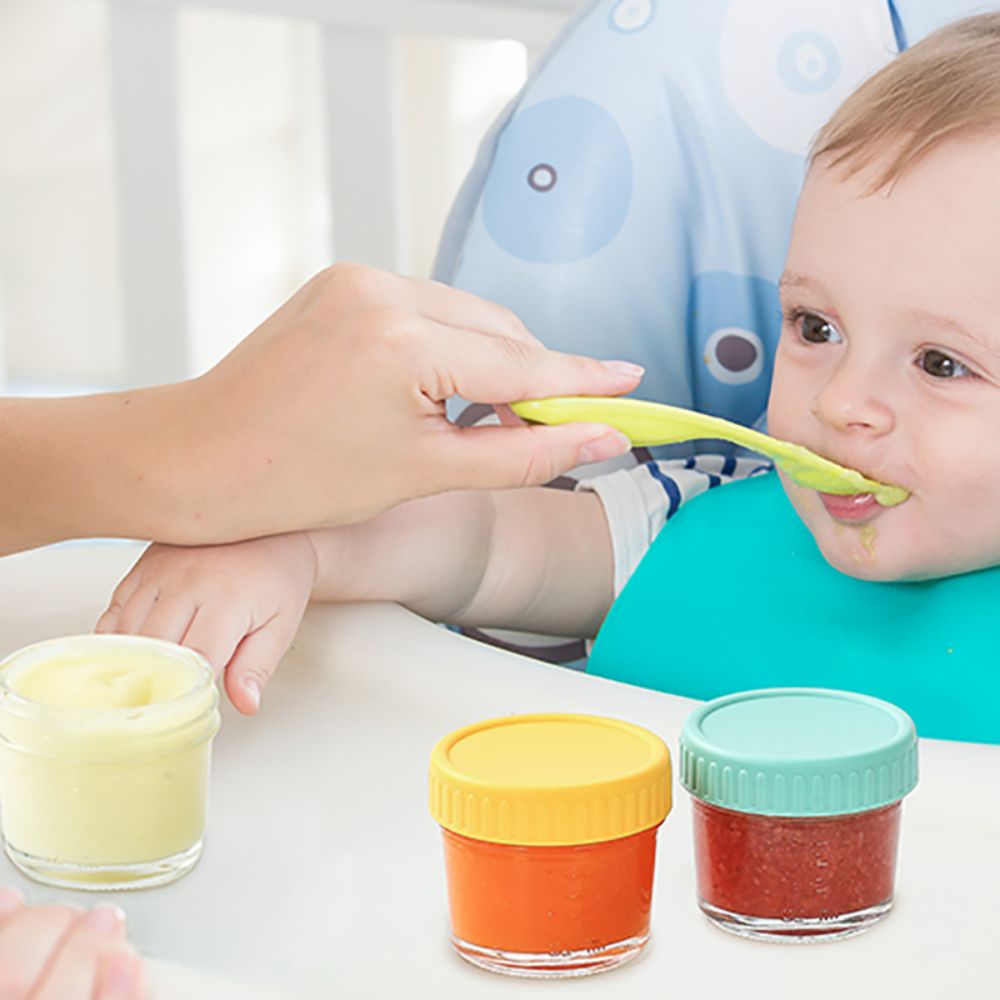 6 Buah Stoples Makanan Bayi Ka - Food Storage Glass Box ulasan dan harga