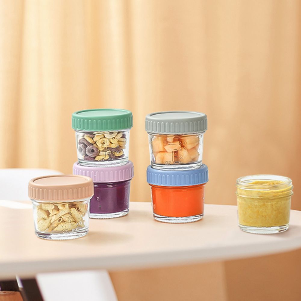 6 Buah Stoples Makanan Bayi Ka - Food Storage Glass Box ulasan dan harga
