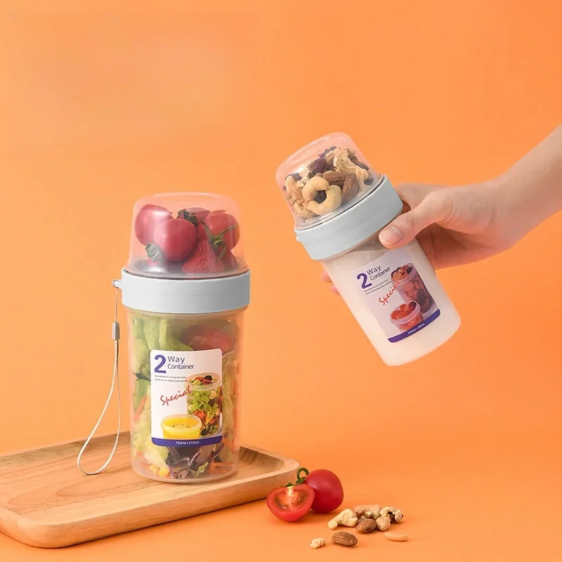 Set Wadah Bekal Sarapan Oatmea - Food Storage Kits ulasan dan harga