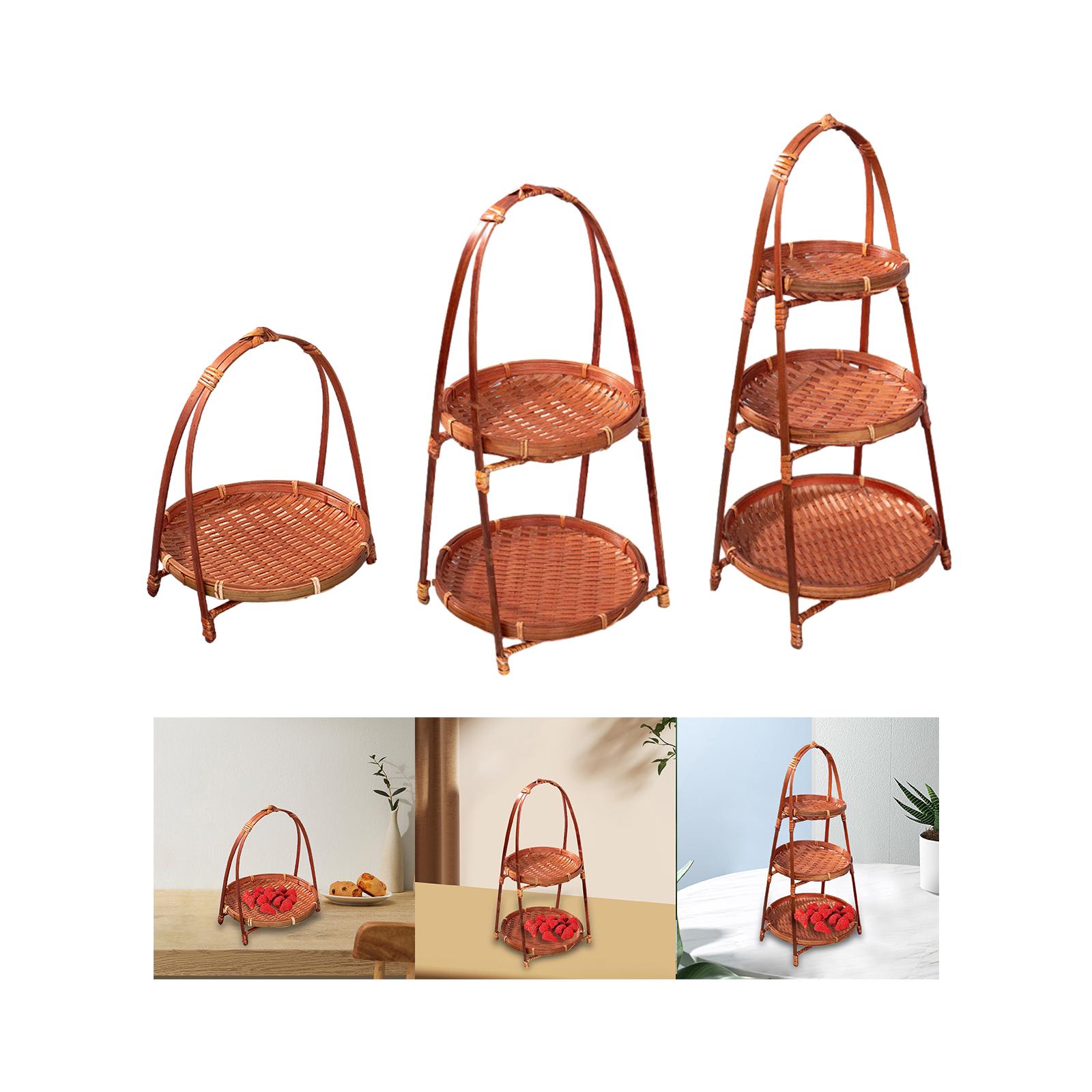 Keranjang Buah Anyaman Bambu,  - Food Storage Restaurant ulasan dan harga