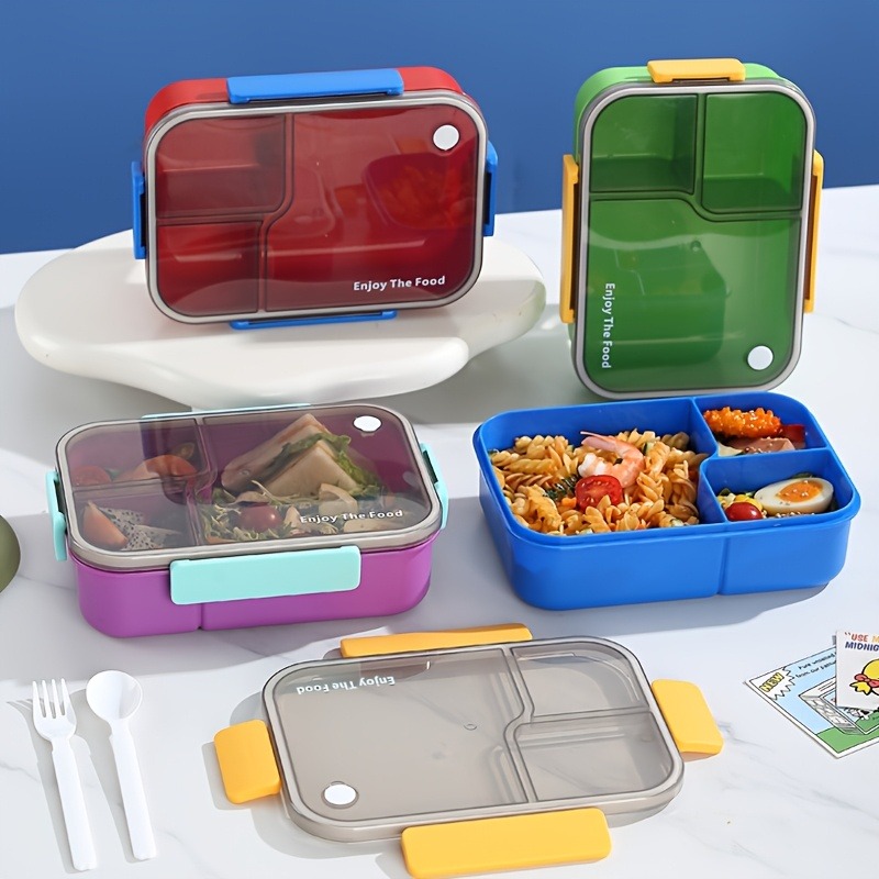 Kotak Bento Anti Bocor Berwarn - Food Storage Kits ulasan dan harga