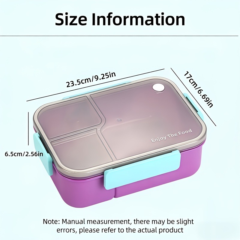 Kotak Bento Anti Bocor Berwarn - Food Storage Kits ulasan dan harga