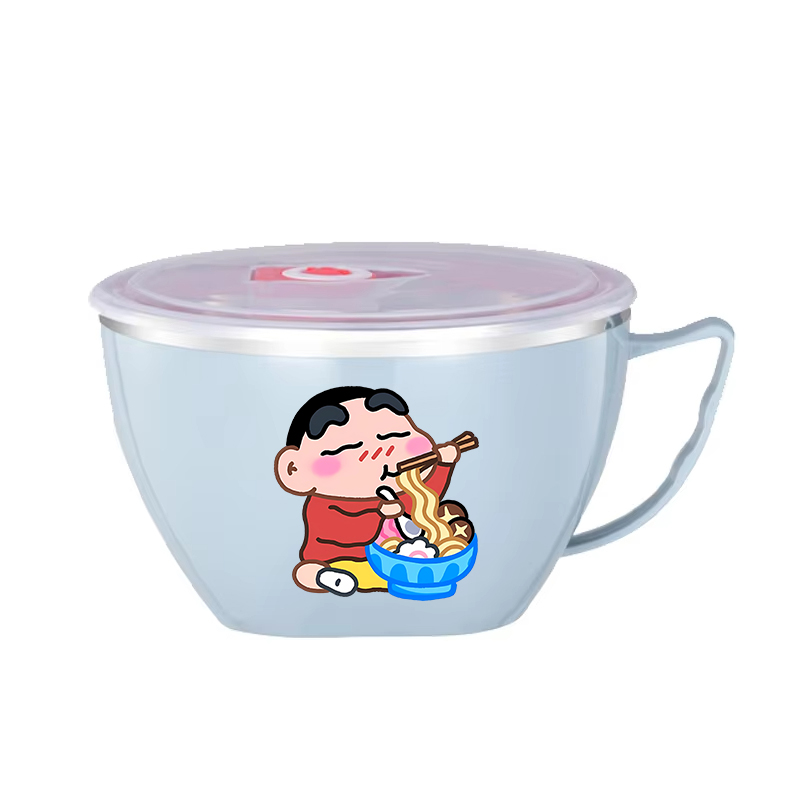 Mangkuk Mie Crayon Shin-chan M - Food Storage Metal Box ulasan dan harga
