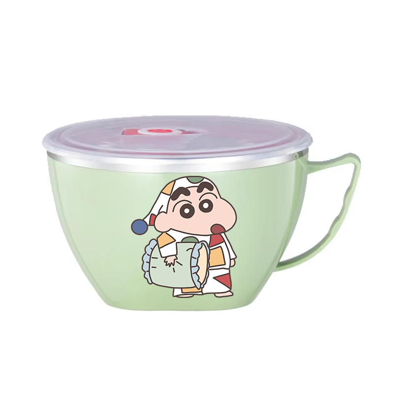 Mangkuk Mie Crayon Shin-chan M - Food Storage Metal Box ulasan dan harga