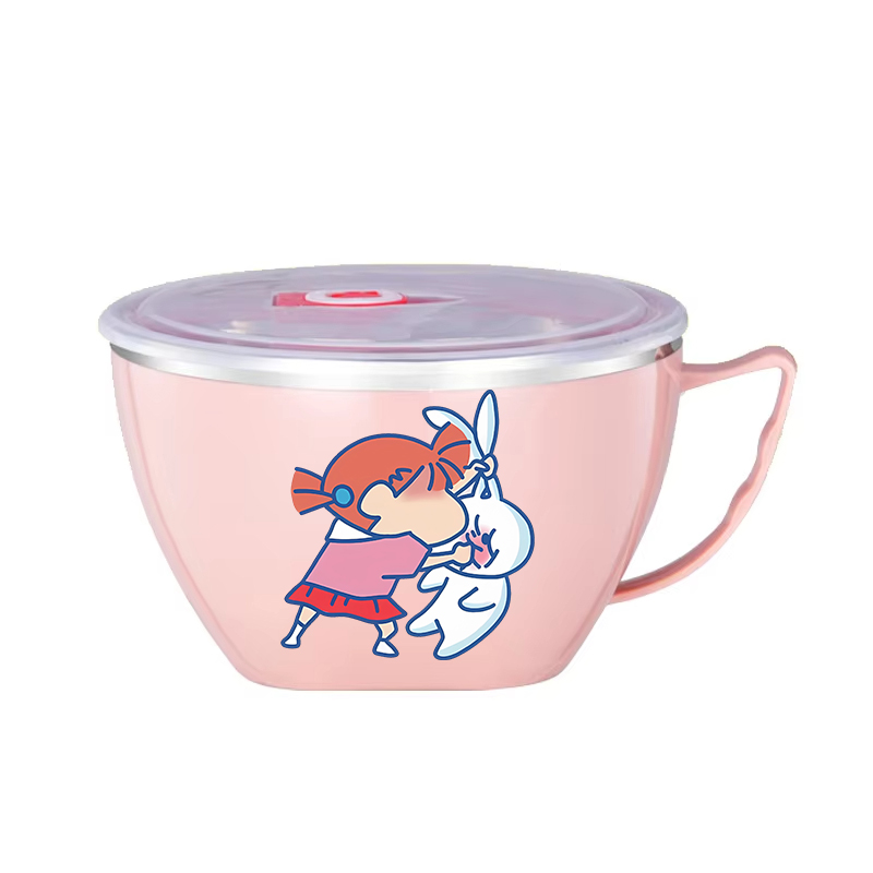 Mangkuk Mie Crayon Shin-chan M - Food Storage Metal Box ulasan dan harga