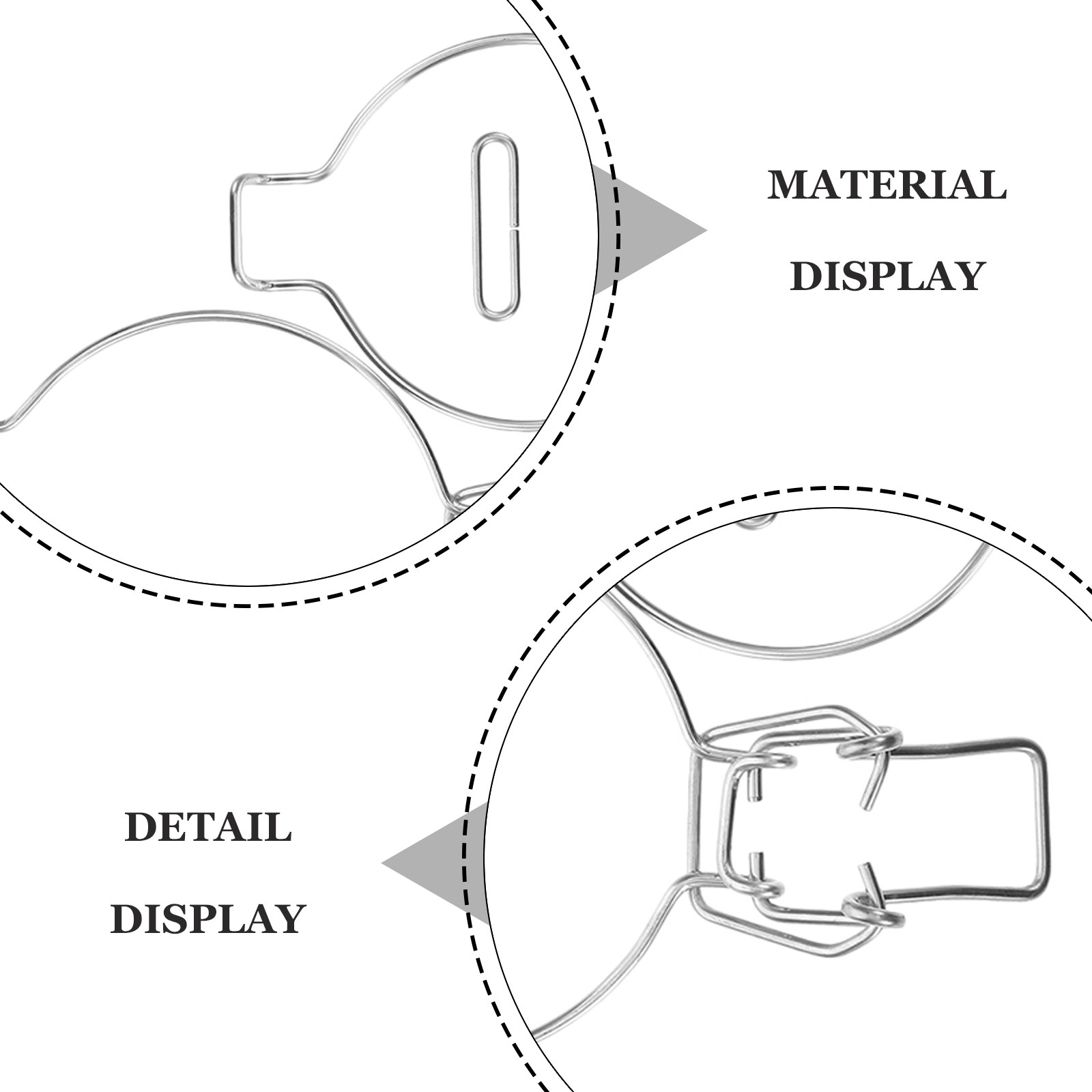 4 Buah Gesper Pengunci Kawat S - Food Storage In Stainless Steel ulasan dan harga