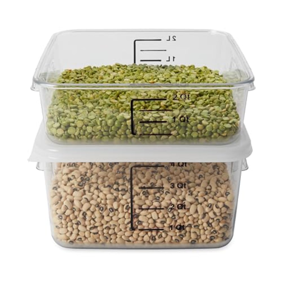 Wadah Penyimpanan Makanan Pers - Food Storage Quart Containers ulasan dan harga