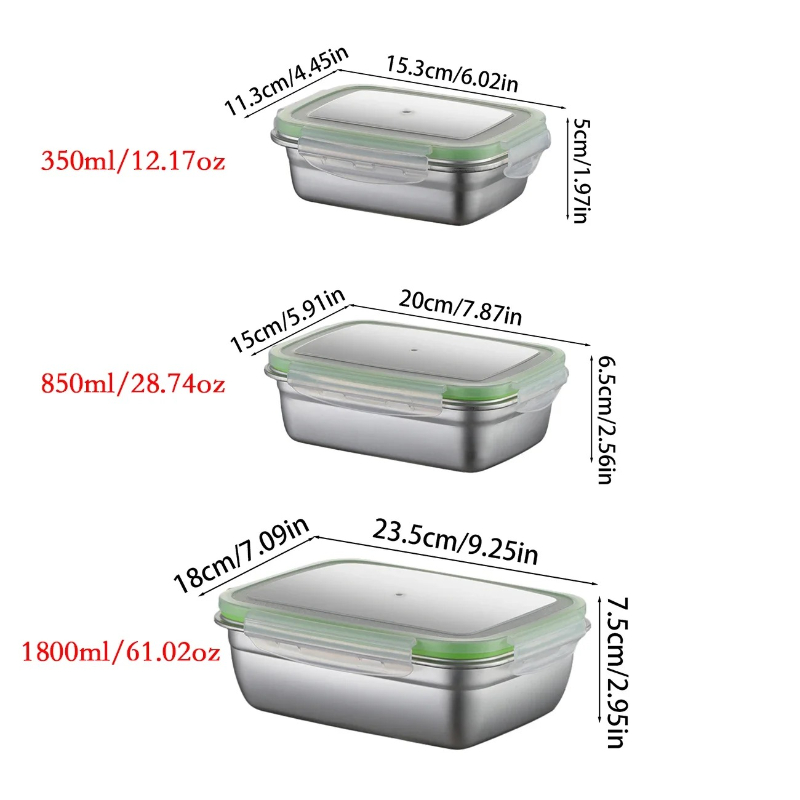 Set Kotak Makan Siang Stainles - Food Storage In Stainless Steel ulasan dan harga