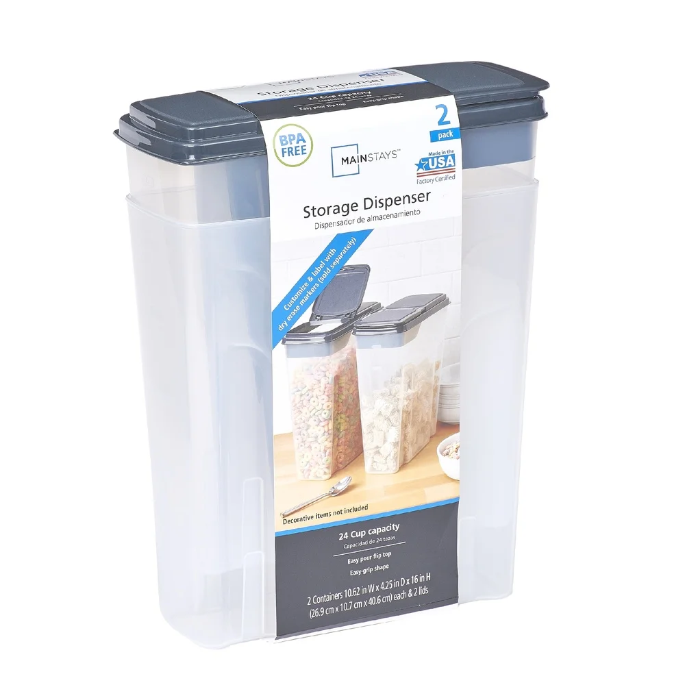 2 Pak Wadah Dispenser Sereal P - Food Storage Quart Containers ulasan dan harga