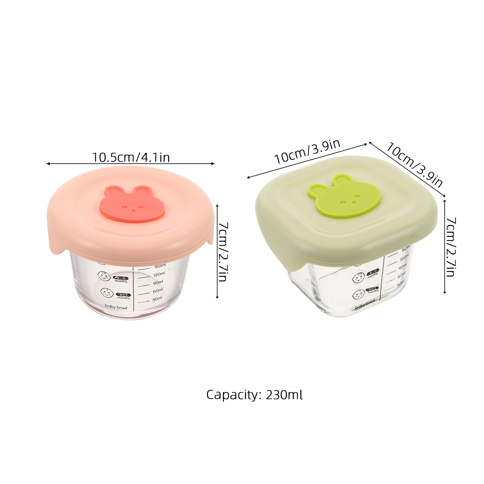 2 Buah Wadah Penyimpanan Makan - Food Storage Glass Box ulasan dan harga
