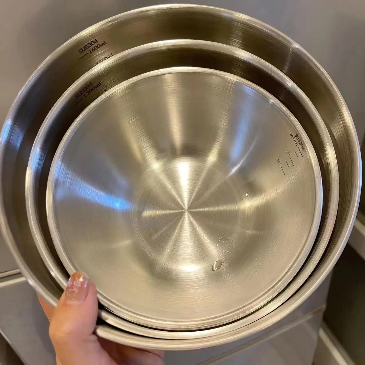 1-3 Set Mangkuk Stainless Stee - Food Storage In Stainless Steel ulasan dan harga