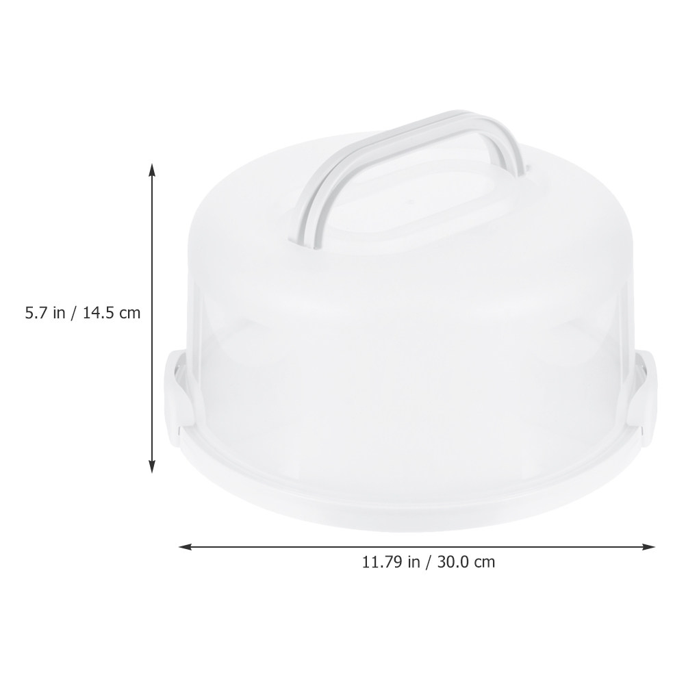 Kotak Penyimpanan Kue Bulat 10 - Food Storage Plastic Boxes ulasan dan harga