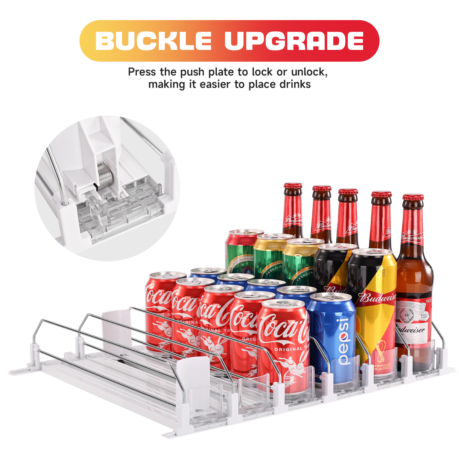 Dispenser Kaleng Soda dengan P - Food Storage Types ulasan dan harga