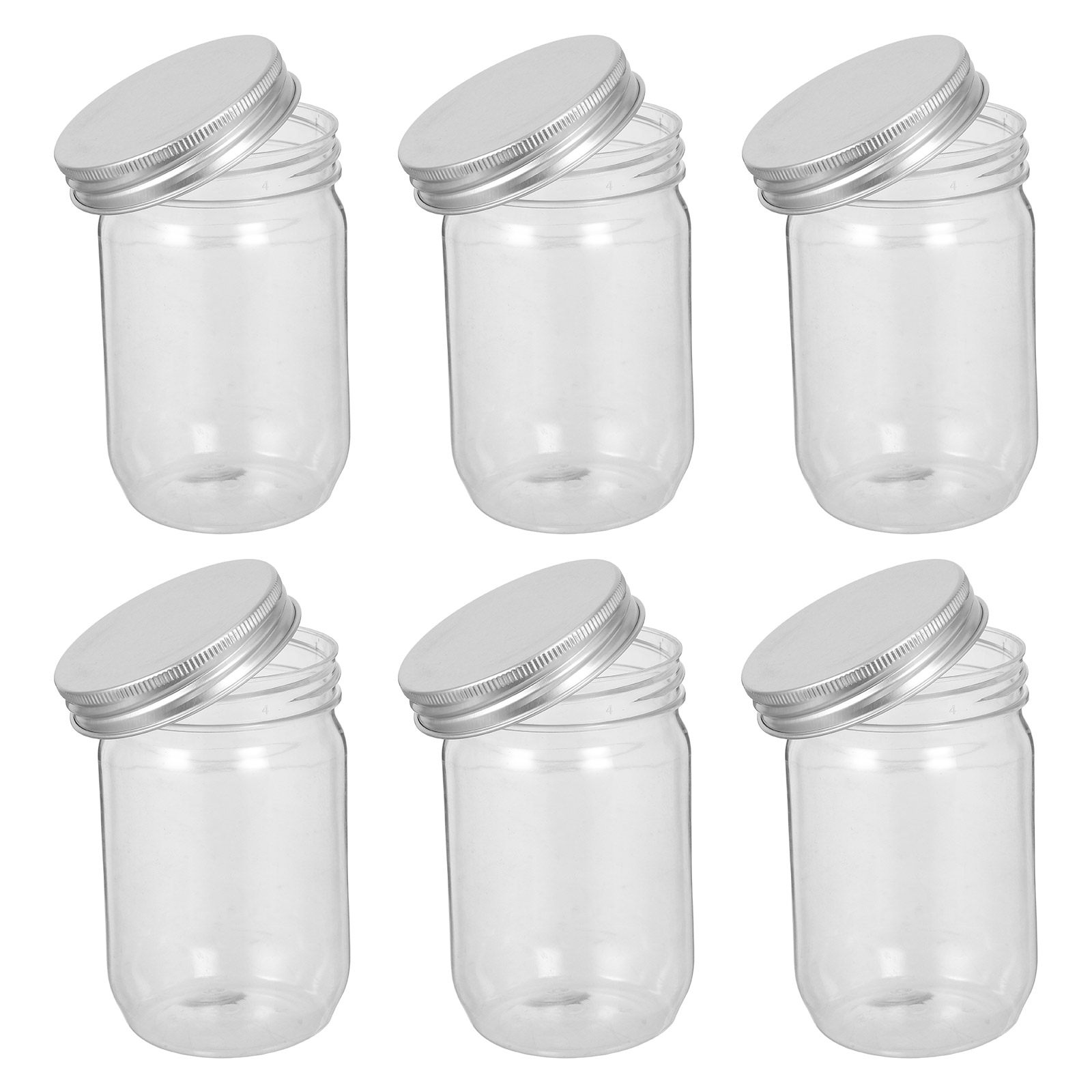 6 Buah Stoples Plastik Bening  - Food Storage Containers With Lids ulasan dan harga