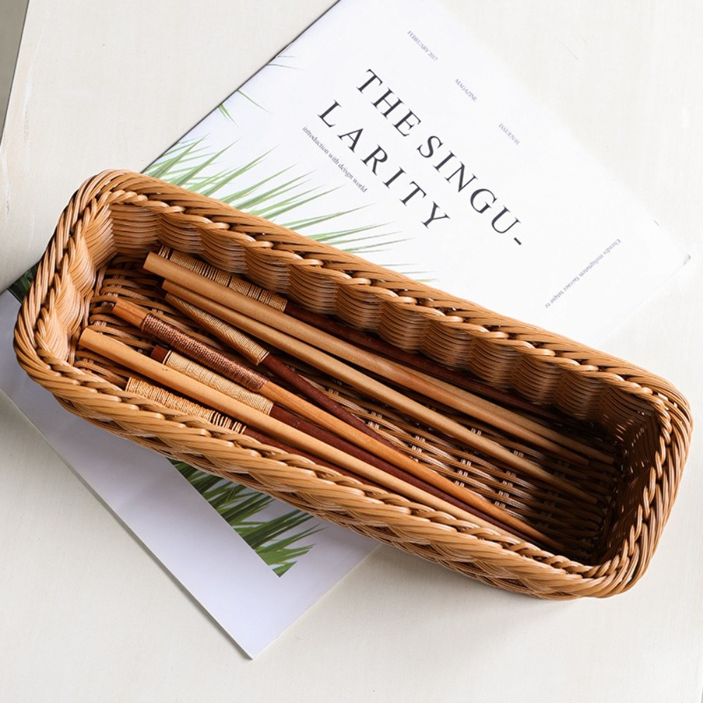 Keranjang Penyimpanan Rotan Im - Bread Box Bamboo ulasan dan harga