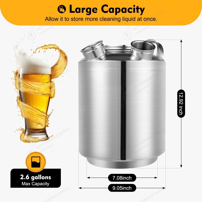 10L Tong Pembersih Saluran Bir - Food Storage Types ulasan dan harga